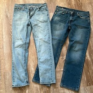 541 Levi's Athletic Men's Jeans - Light Blue and Dark Blue